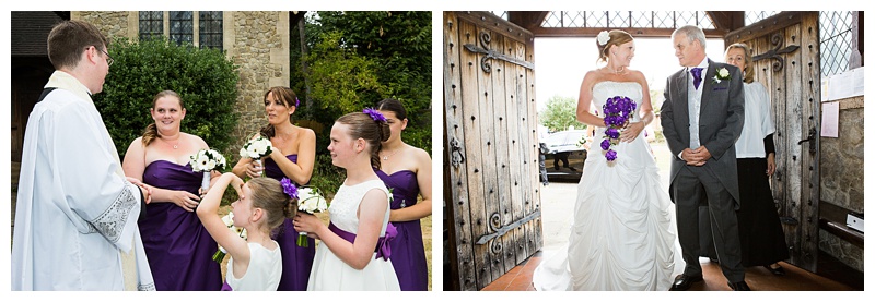 Sidcup wedding - Church - Brides entrance