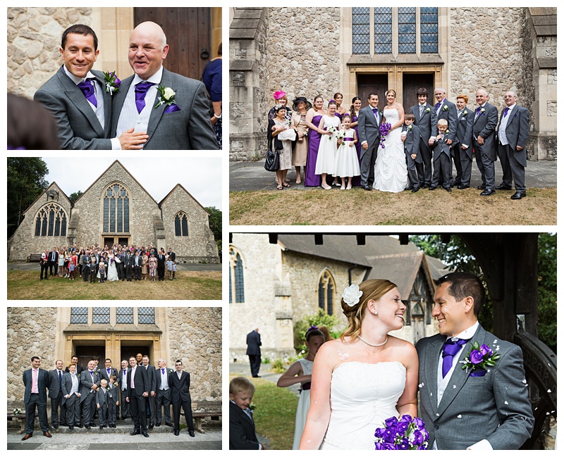London wedding church exterior