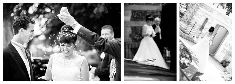 Wedding - Confetti - Car - Bride