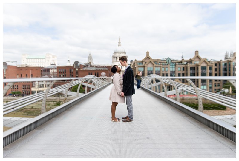 London-Engagement-Photographer-Millenium-Bridge